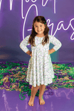 Nola Tawk Nola Tawk Just Here for the Beads Cotton Twirl Dress - Little Miss Muffin Children & Home