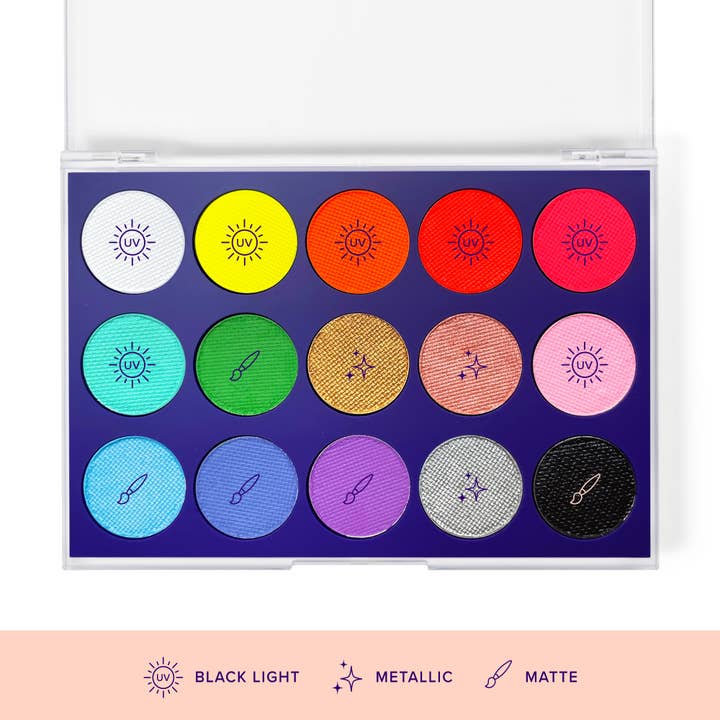 DayPaint Face & Body Paint Water-Activated Face Paint Palette
