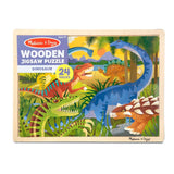 Melissa & Doug Melissa & Doug Dinosaur Wooden Jigsaw Puzzle - 24 Pieces - Little Miss Muffin Children & Home