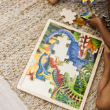 Melissa & Doug Melissa & Doug Dinosaur Wooden Jigsaw Puzzle - 24 Pieces - Little Miss Muffin Children & Home