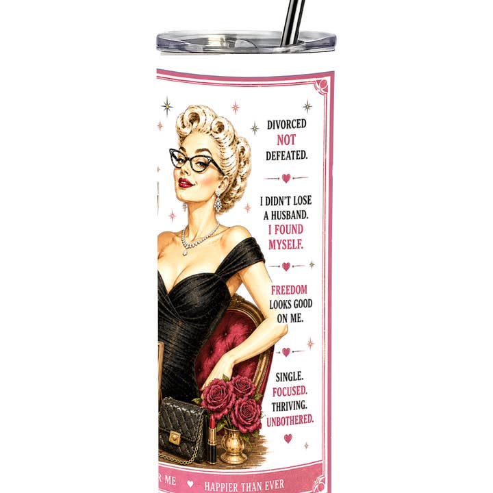 Divorced 20oz Straight Tumbler