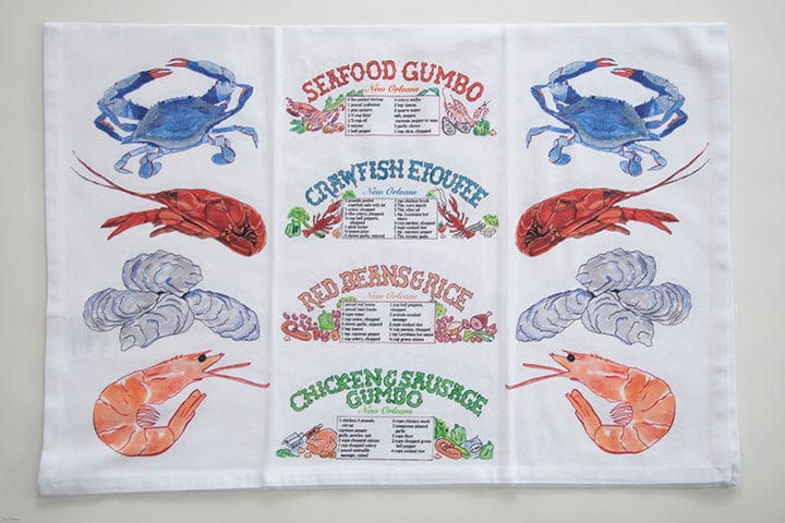 Youngberg & Co Inc Youngberg & Co Louisiana Recipe Towel - Little Miss Muffin Children & Home