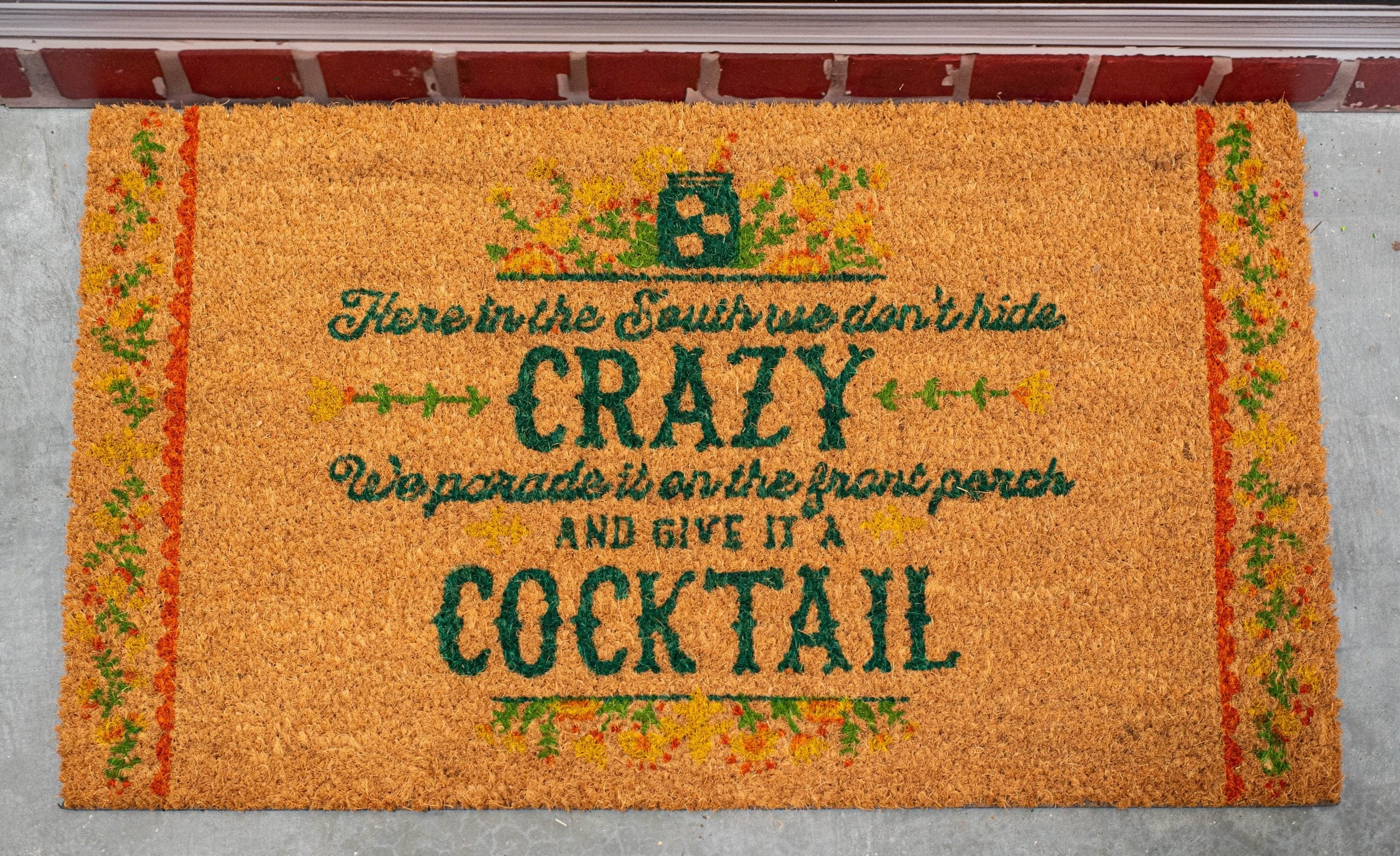 The Parish Line The Parish Line Crazy Door Mat - Little Miss Muffin Children & Home