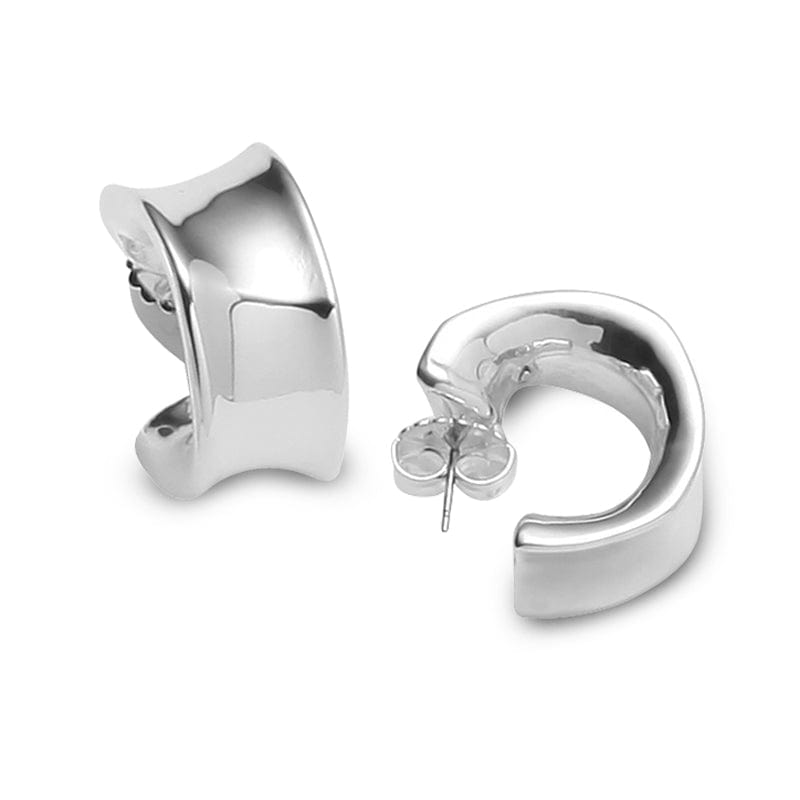 Simon Sebbag Designs Concave Half Hoop Earrings – Little Miss Muffin ...