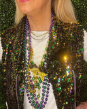 Tru Colors Gameday Apparel Tru Colors Gameday Mardi Gras Sequin Vest - Little Miss Muffin Children & Home