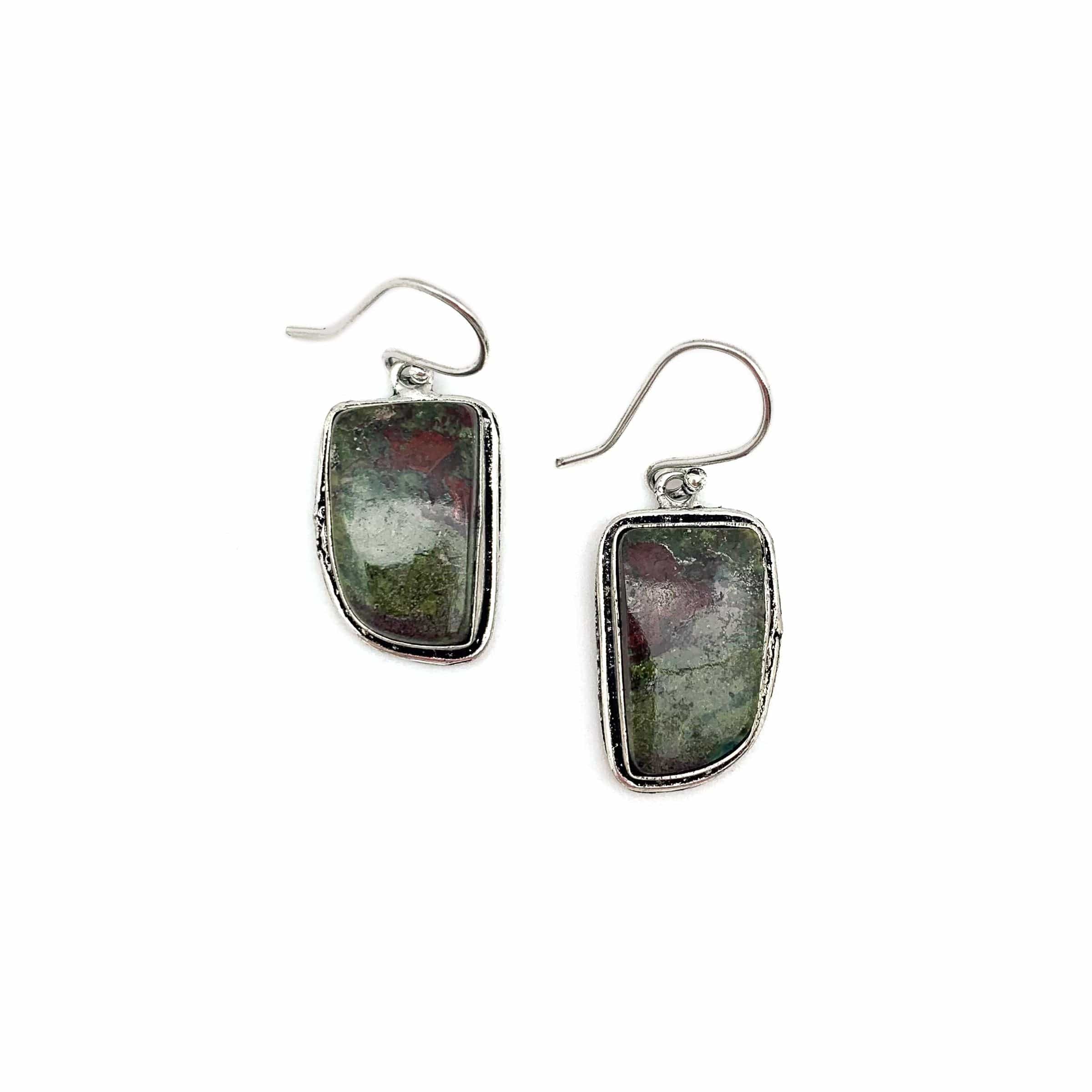 Anju Jewelry Kashi Semiprecious Stone Earrings – Dragon Stone - Little Miss Muffin Children & Home