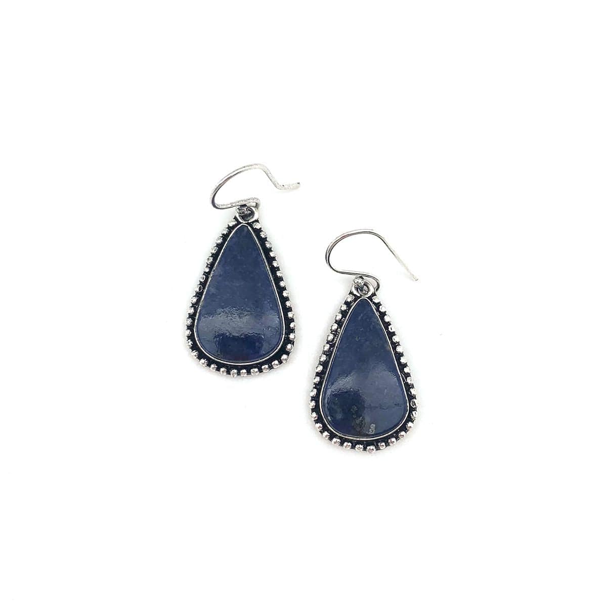 Anju Jewelry Kashi Semiprecious Stone Earrings – Sodalite - Little Miss Muffin Children & Home