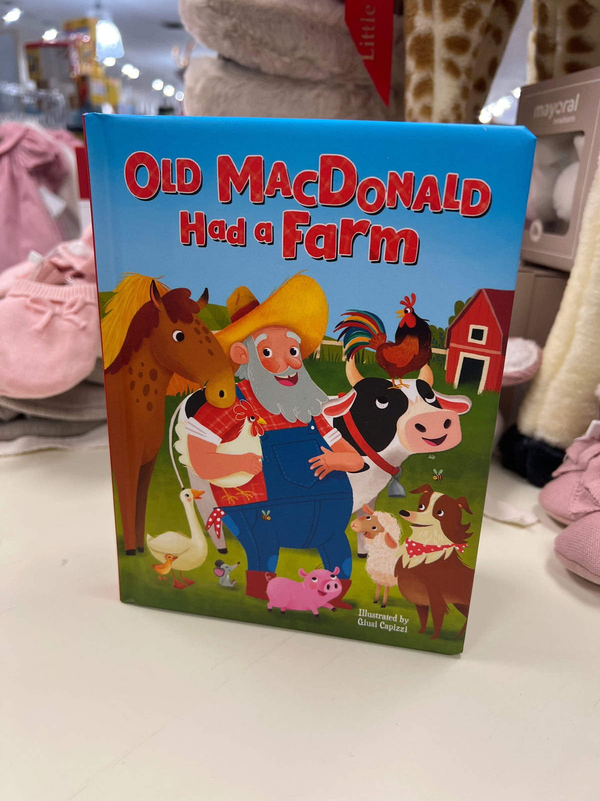 Little Hippo Books Old MacDonald Had A Farm- Children's Padded Board Book - Little Miss Muffin Children & Home