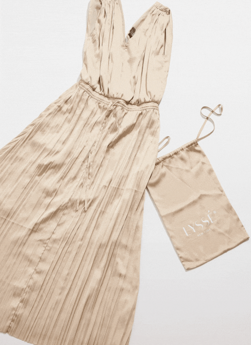 Lysse The Packable Pleated Dress in Chablis - Little Miss Muffin Children & Home