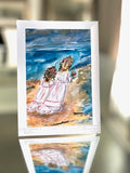 Prayers On the Side P26 Les Filles Print/Note Card