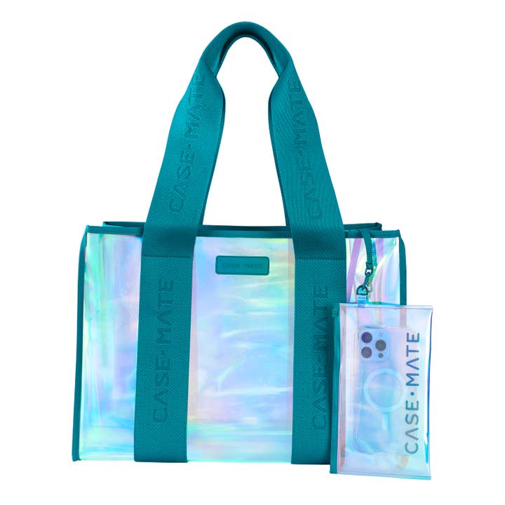 Emerald Blue Soap Bubble Jelly Tote Bag