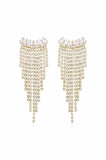 Angel Fringe Crystal Earrings