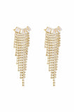 Angel Fringe Crystal Earrings