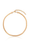 Brooklyn Flat Herringbone Chain Necklace