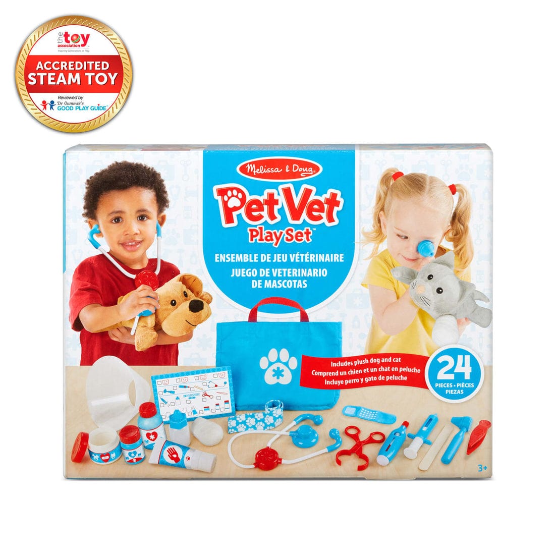 Melissa & Doug Melissa & Doug Examine & Treat Pet Vet Play Set - Little Miss Muffin Children & Home