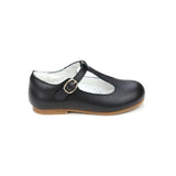 L'Amour Eleanor T-Strap Flat in Black