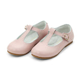 L'Amour Eleanor T-Strap Flat in Pink