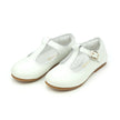 L'Amour Shoes L'Amour Eleanor T-Strap Flat in Pearl - Little Miss Muffin Children & Home