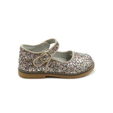 L'Amour Natasha Glitter Mary Jane in Glitter Multi Pink