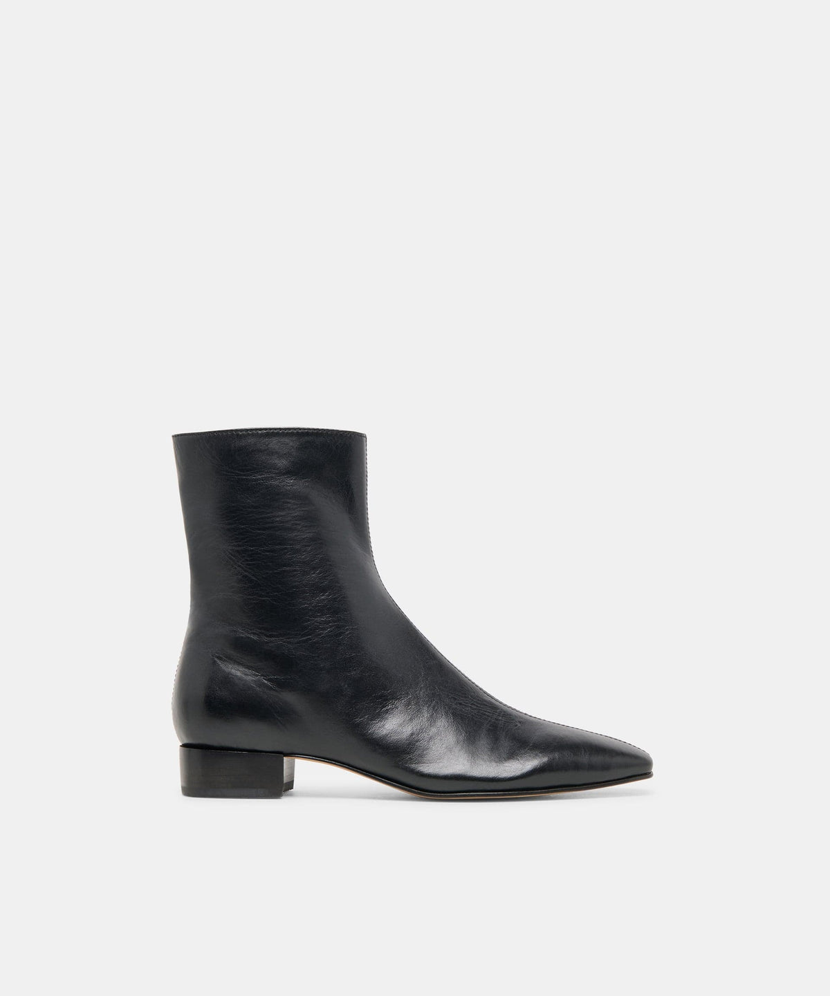 Dolce Vita Tarine Black Leather Ankle Booties
