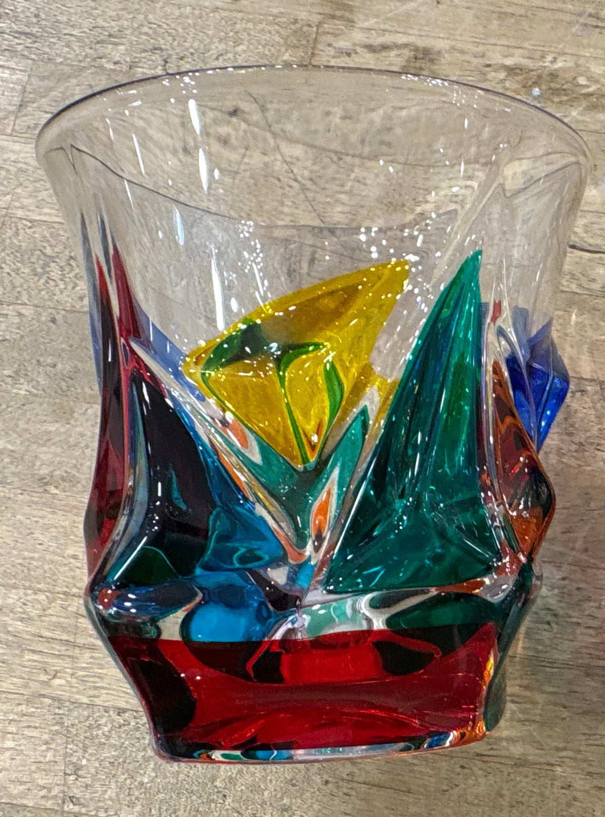 Gage Sail Princess Whisky Glass, Primary Colors