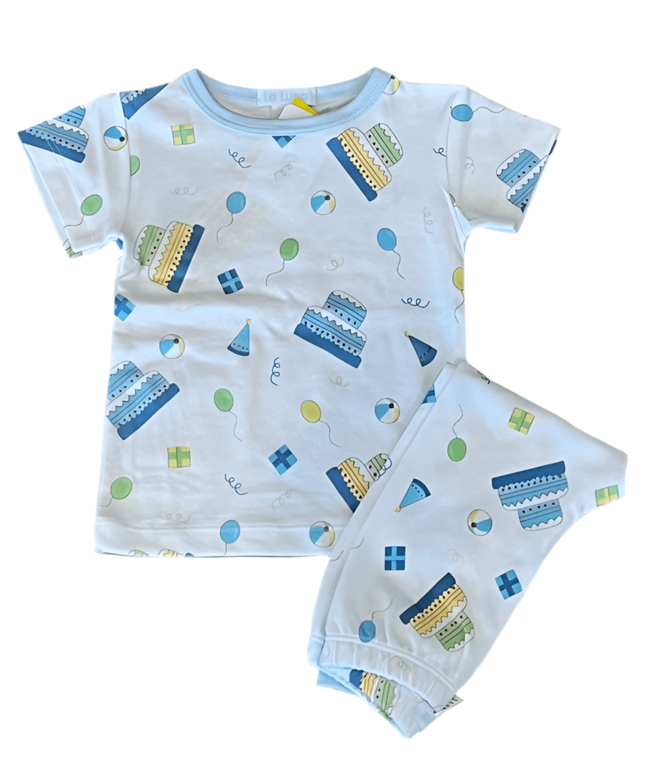 Lulu Bebe Lulu Bebe Birthday Two Piece PJ Set - Little Miss Muffin Children & Home