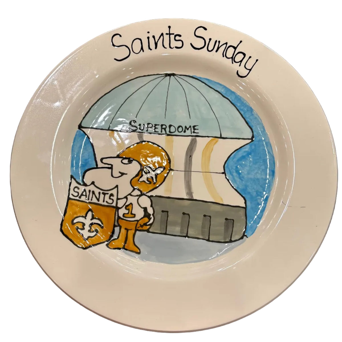 Saints Plate