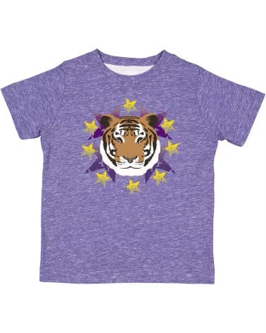 Whereable Art Whereable Art Girl's Starburst Tiger Tee - Little Miss Muffin Children & Home