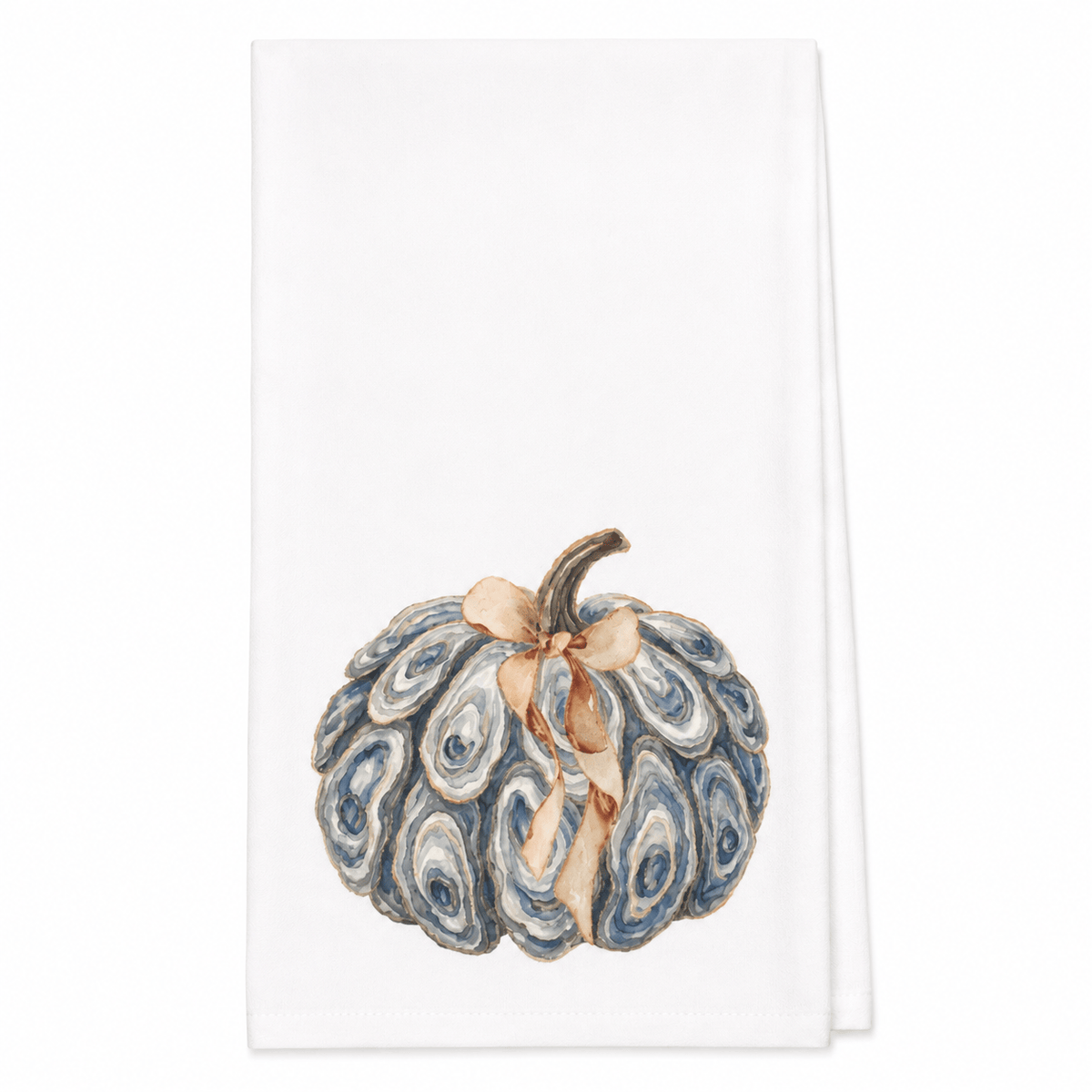 Oyster Pumpkin with Bow Towel
