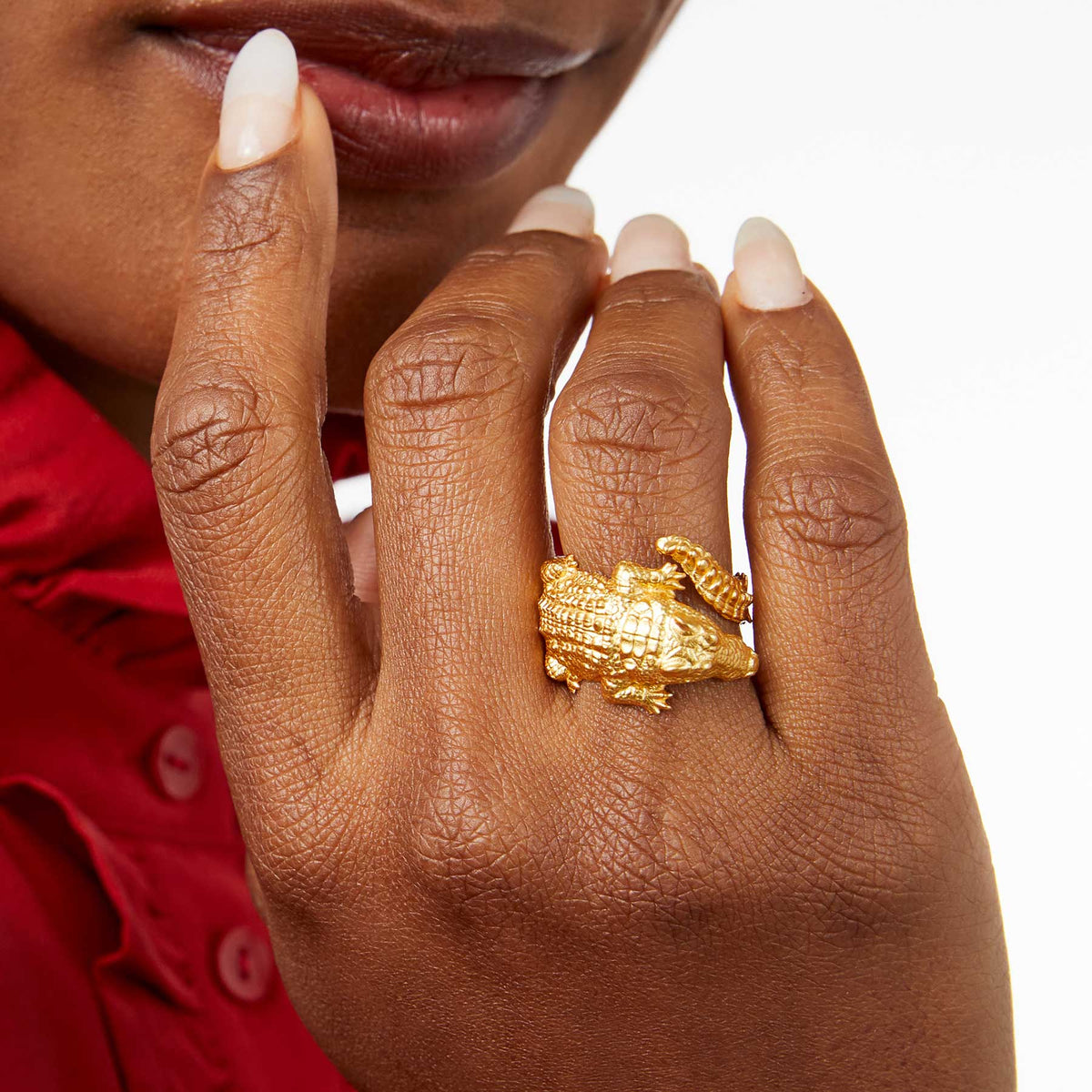Julie Vos Julie Vos Alligator Ring - Little Miss Muffin Children & Home