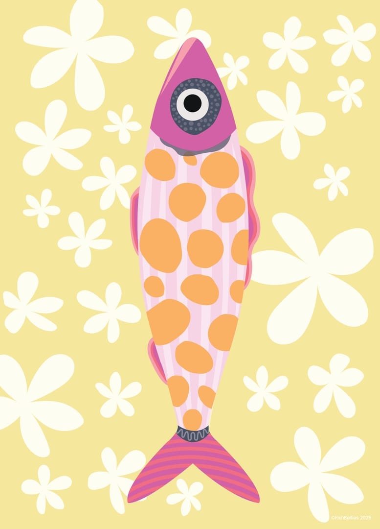 Fish Towel, 5 Available Colors