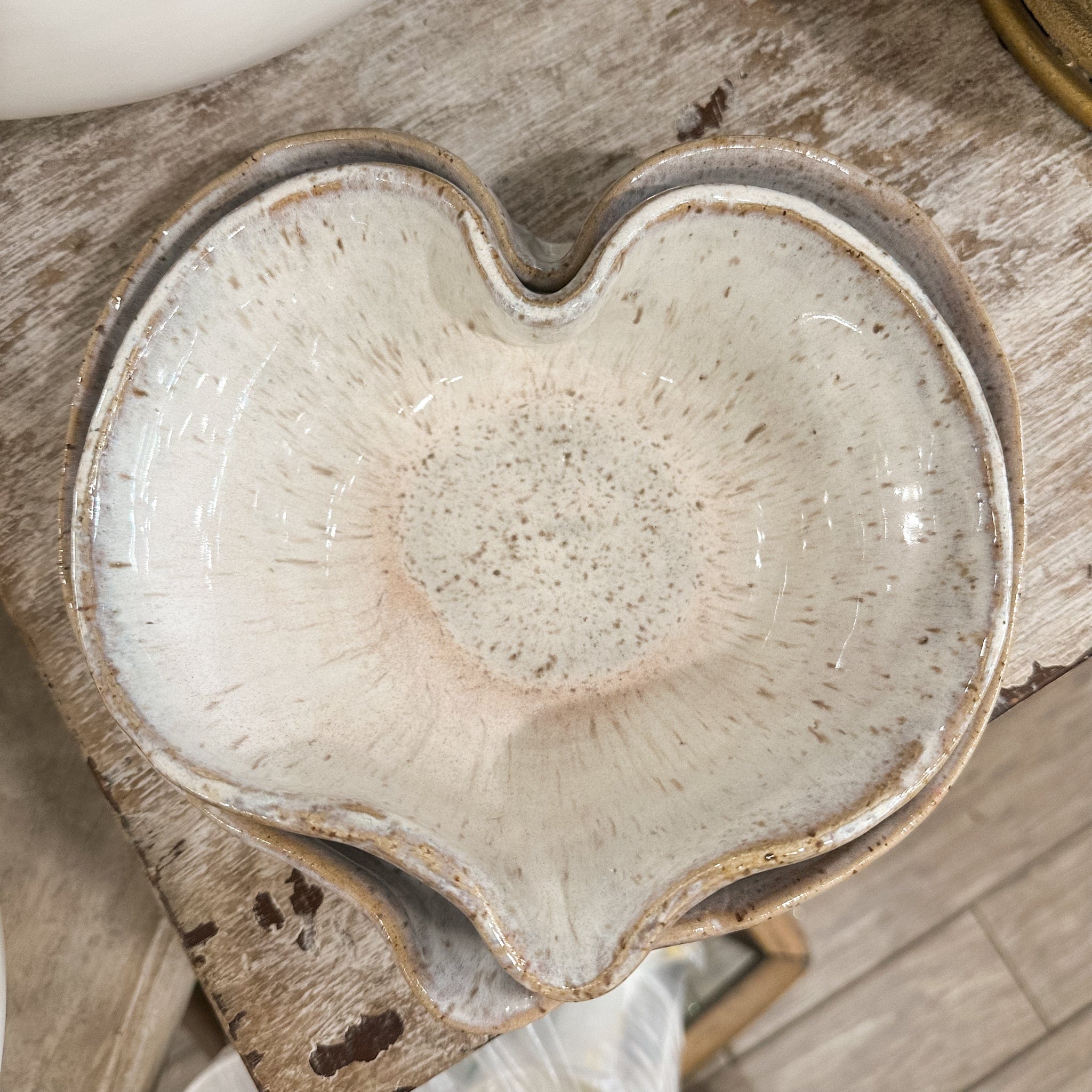 Chantilly Nesting Heart Bowl, Available in 2 Sizes