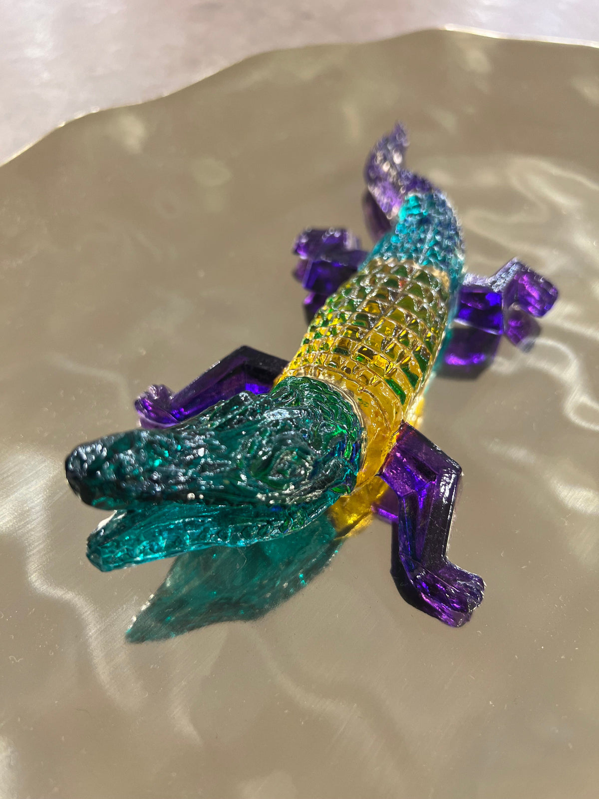 Gage Gage Mardi Gras Alligator - Little Miss Muffin Children & Home