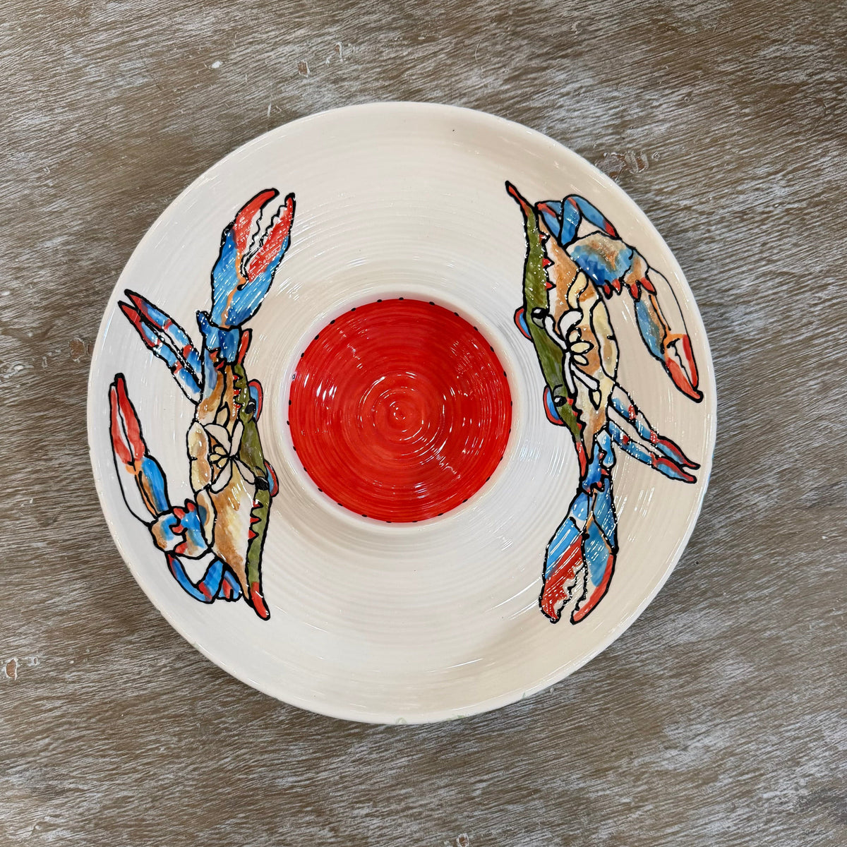 Crab Round Chip & Dip