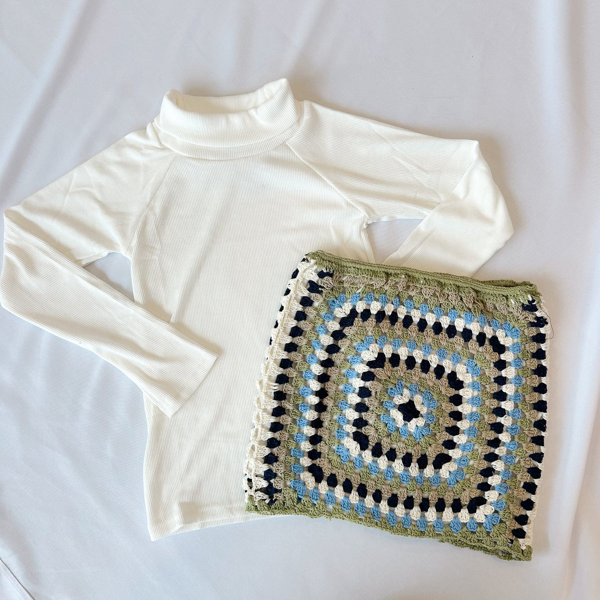 Joyous and Free Mini Crochet Skirt in Caliste - Little Miss Muffin Children & Home