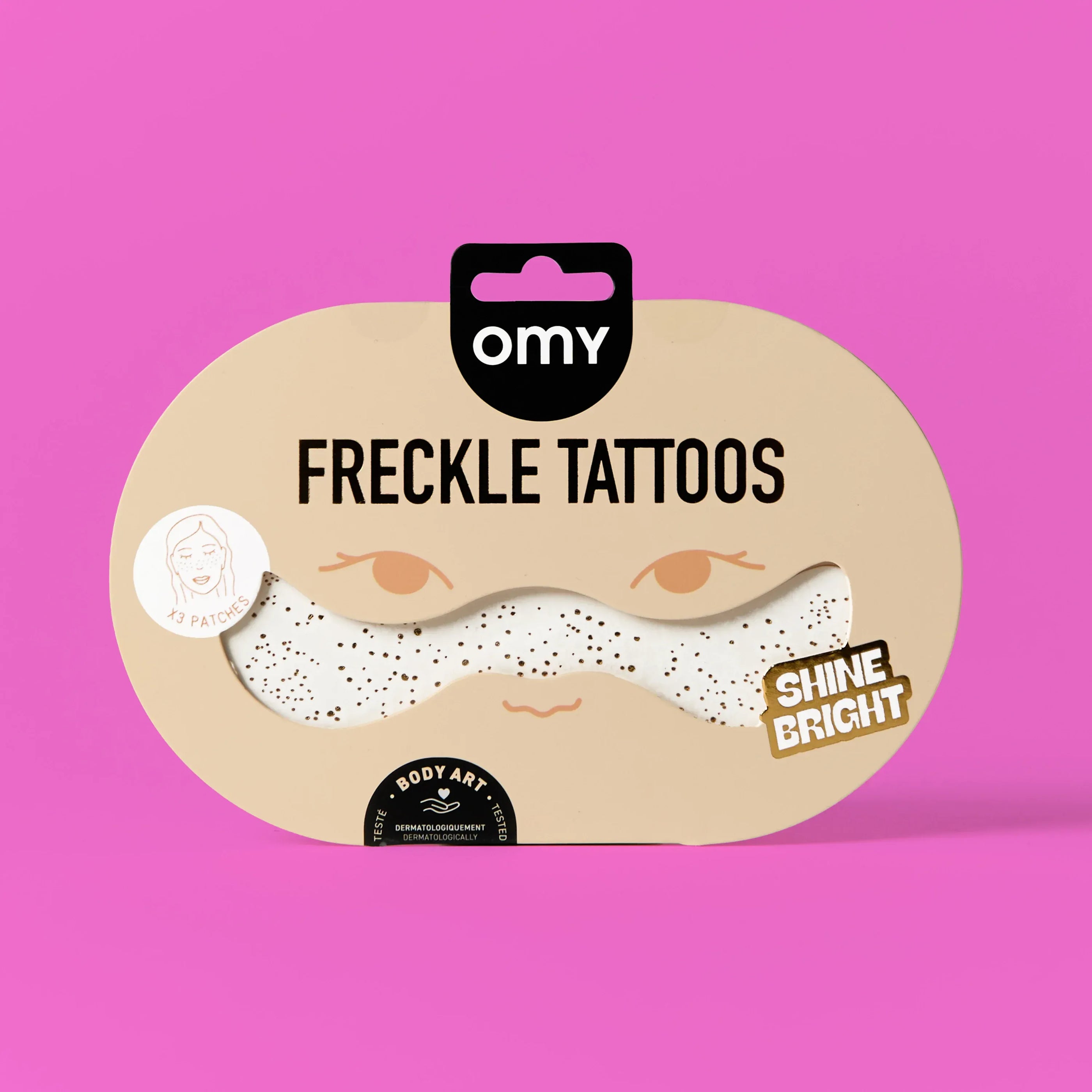 Shine Bright Freckles Tattoo