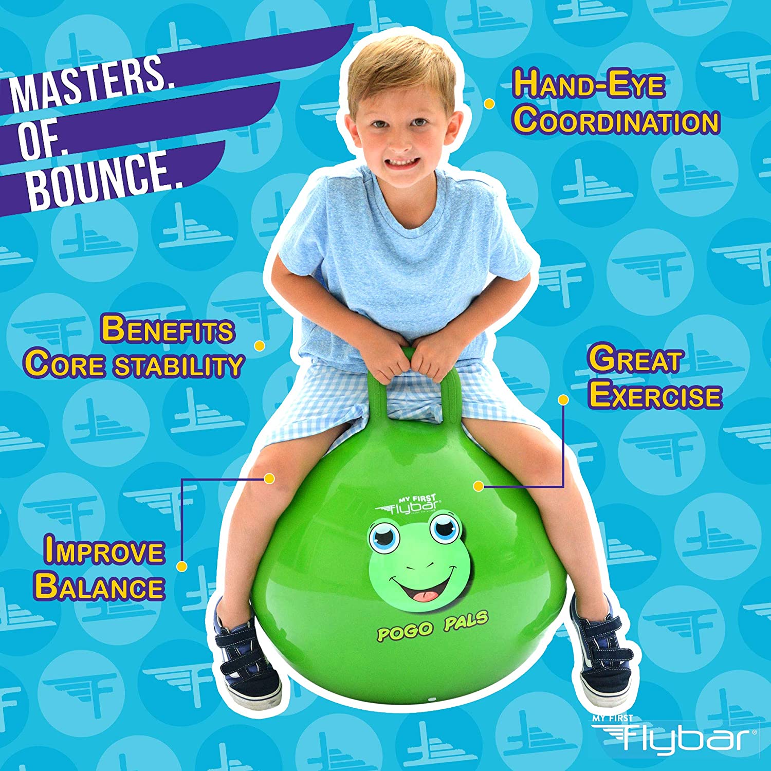 Flybar Inc Flybar Inc Pogo Pals Froggy Bouncy Hopper Ball - Little Miss Muffin Children & Home