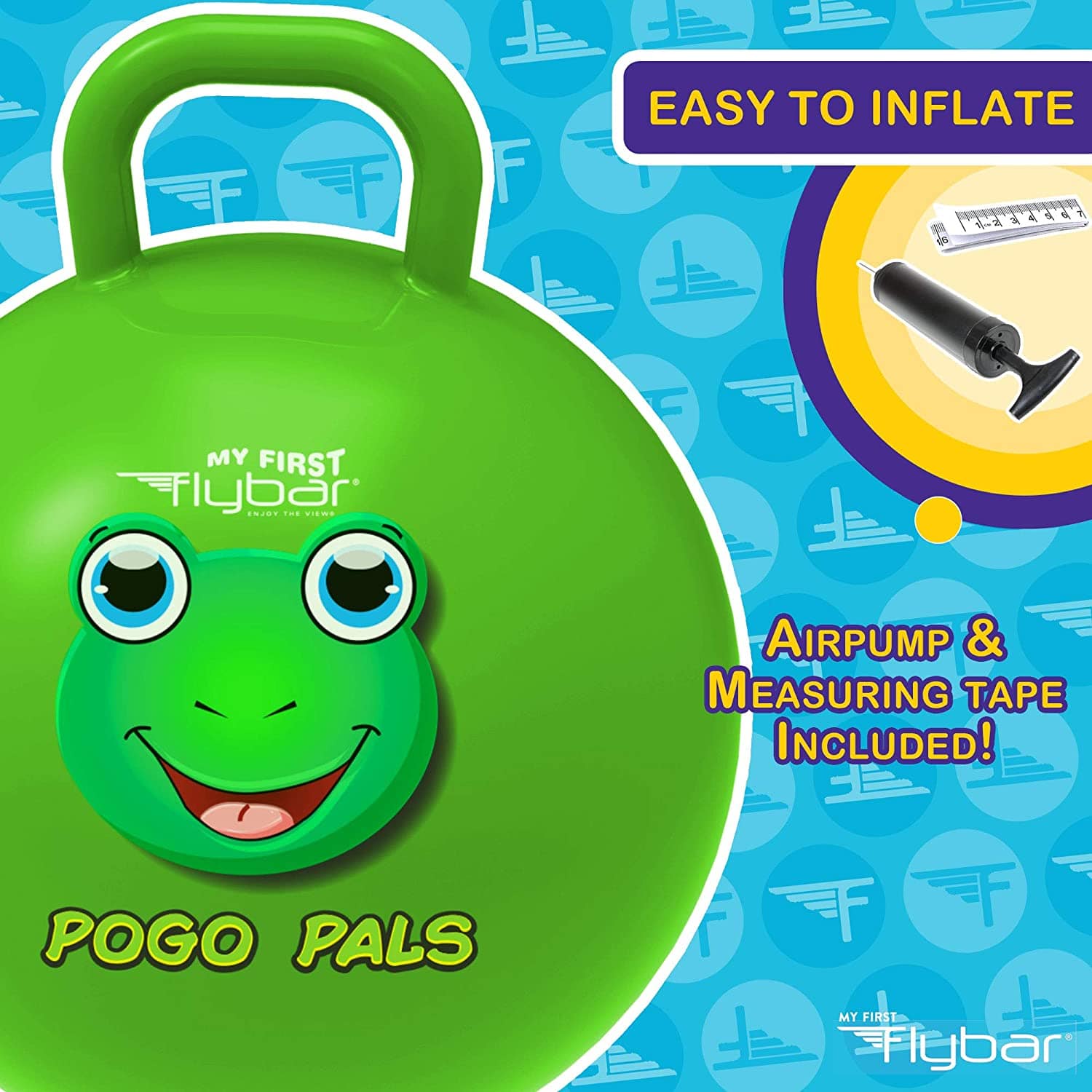 Flybar Inc Flybar Inc Pogo Pals Froggy Bouncy Hopper Ball - Little Miss Muffin Children & Home
