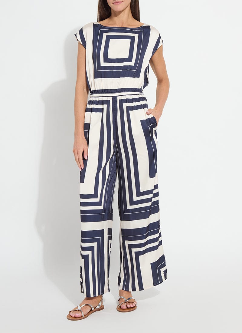 Fabiana Printed Jumpsuit in Costa Mosaica