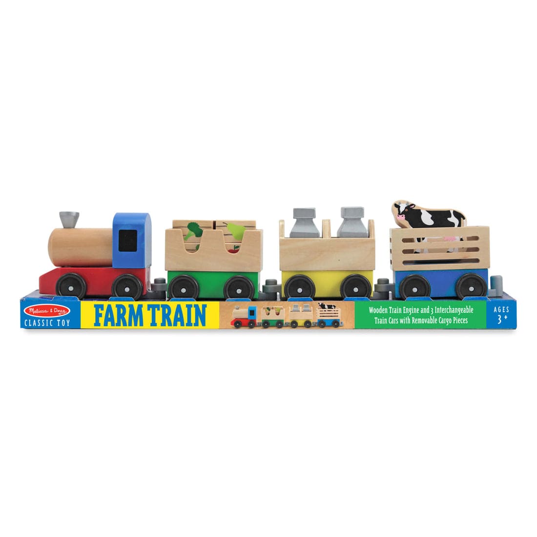 Melissa & Doug Melissa & Doug Wooden Farm Train Toy Set - Little Miss Muffin Children & Home