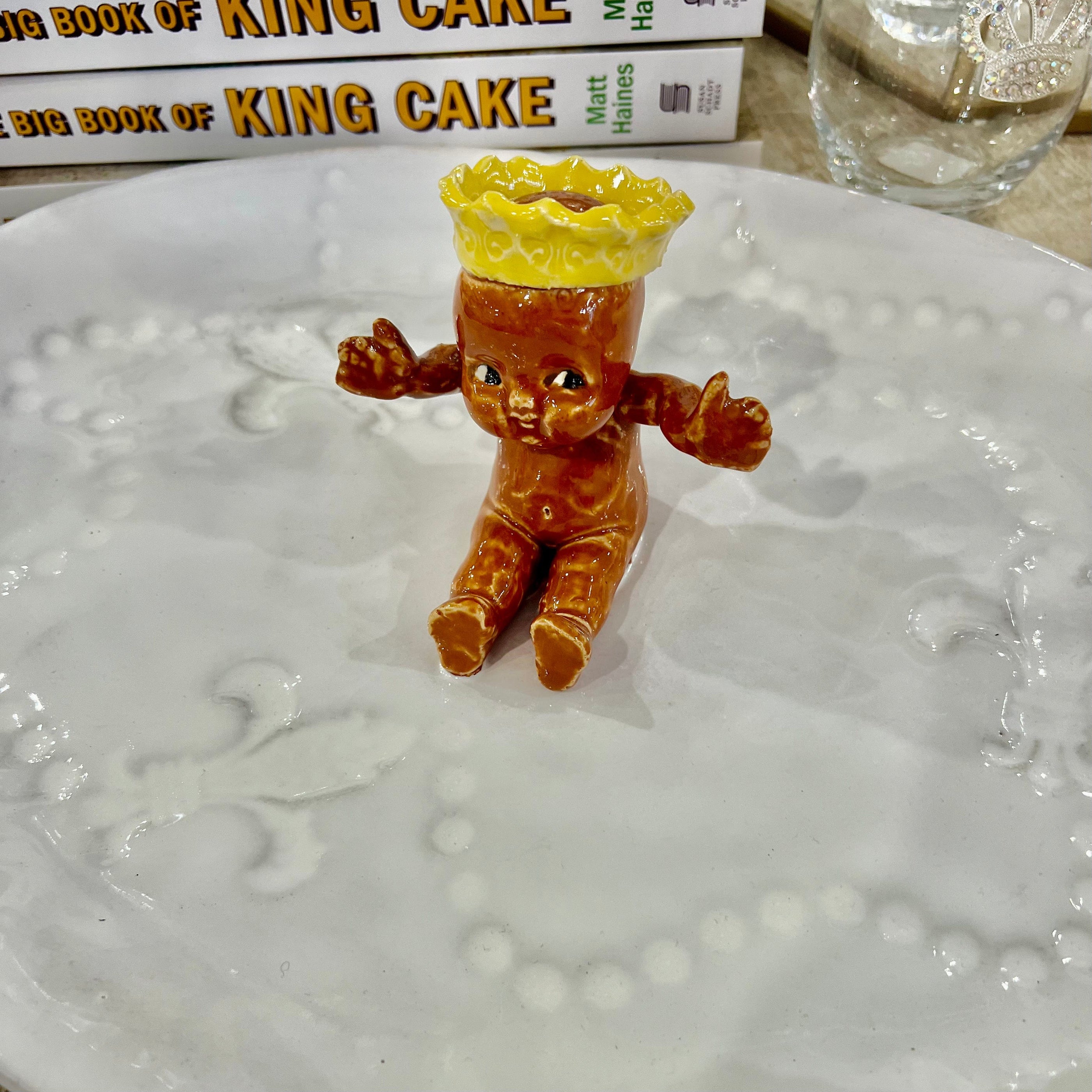 Seagem Studios Seagem King Cake Baby Oval Platter - Little Miss Muffin Children & Home