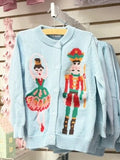 Lulu Bebe Cindy Nutcracker Cardigan Sweater