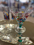 Gage Glacier Compote Martini Glass