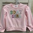 Lulu Bebe Lulu Bebe Birthday Puffy Long Sleeve Pink Shirt - Little Miss Muffin Children & Home