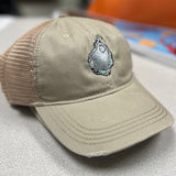 Whereable Art Baseball Cap with Embroidered Oyster