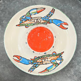 Jan Salzer Art Jan Salzer Crab Round Chip & Dip - Little Miss Muffin Children & Home