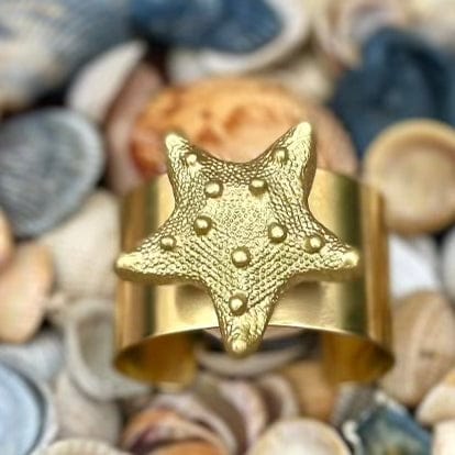 Carol Cassisa Carol Cassisa Marseilles (Starfish) Brass Cuff - Little Miss Muffin Children & Home