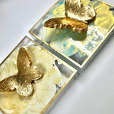 Lisa Devlin Designs Lisa Devlin Designs Acrylic Block 4x4 Butterfly - Little Miss Muffin Children & Home