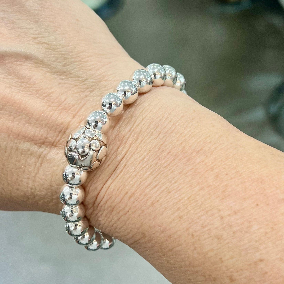 Simon Sebbag Designs Simon Sebbag Designs Silver Hematite Bracelet - Little Miss Muffin Children & Home