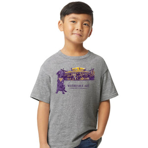 Whereable Art Whereable Art LSU Bleu Heather Grey Youth Tee - Little Miss Muffin Children & Home